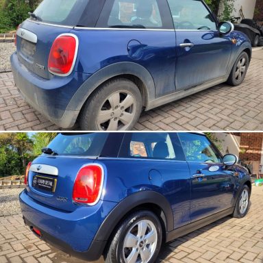 Before & after valet