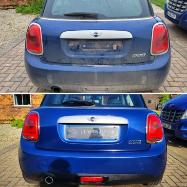 Before & after valet