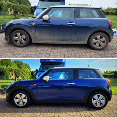 Before & after valet